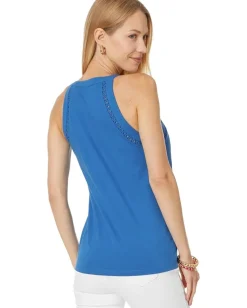 Lilly Pulitzer Issac Knit Top Barton Blue Online
