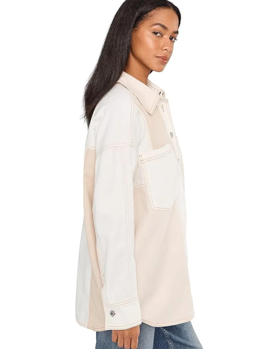 Women Free People Ivory Mountain Roads Shirt