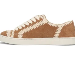 Frye Ivy Crochet Low Lace Sneaker Almond Clearance