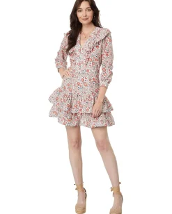 Vineyard Vines Ivy Ruffle Dress Floral Multi/Stone