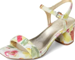 Naturalizer Izzy Sunlight Yellow Floral Leather Clearance