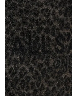 AllSaints Izzy Fzzy Leppo Tote Leopard Brown