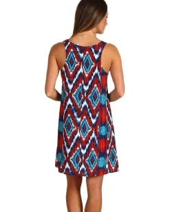 Steve Madden Jacinda Dress Red New