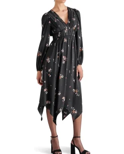 Steve Madden Jamie Dress Black Multi New