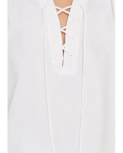 Madewell Jamie Top - Compact Cotton Sateen White New