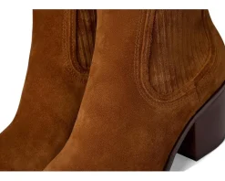 Cole Haan Janelle Chelsea Booties Tobacco Suede