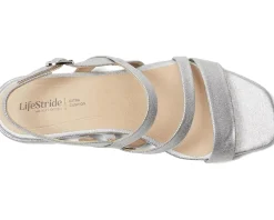 LifeStride Janet Silver Faux Leather Online