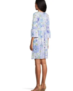 Women Lilly Pulitzer Jannie V-neck 3/4 Sleeve