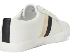Women Lauren Ralph Lauren Janson II Color-Blocked Leather Sneakers