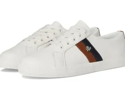 Women Lauren Ralph Lauren Janson II Leather Sneakers