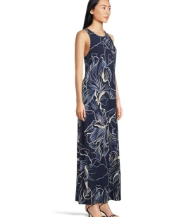 Women Tommy Bahama Jasmina Sapphire Sea Maxi Dress