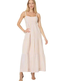 Women Lilly Pulitzer Javanne Linen Maxi Dress