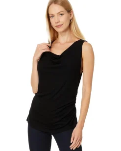 Women Michael Stars Jeanette Cowl Neck Tank