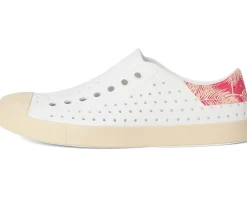 Native Shoes Jefferson Wanderfoam Block Shell White/ Bone White/ Popsicle Palm Block