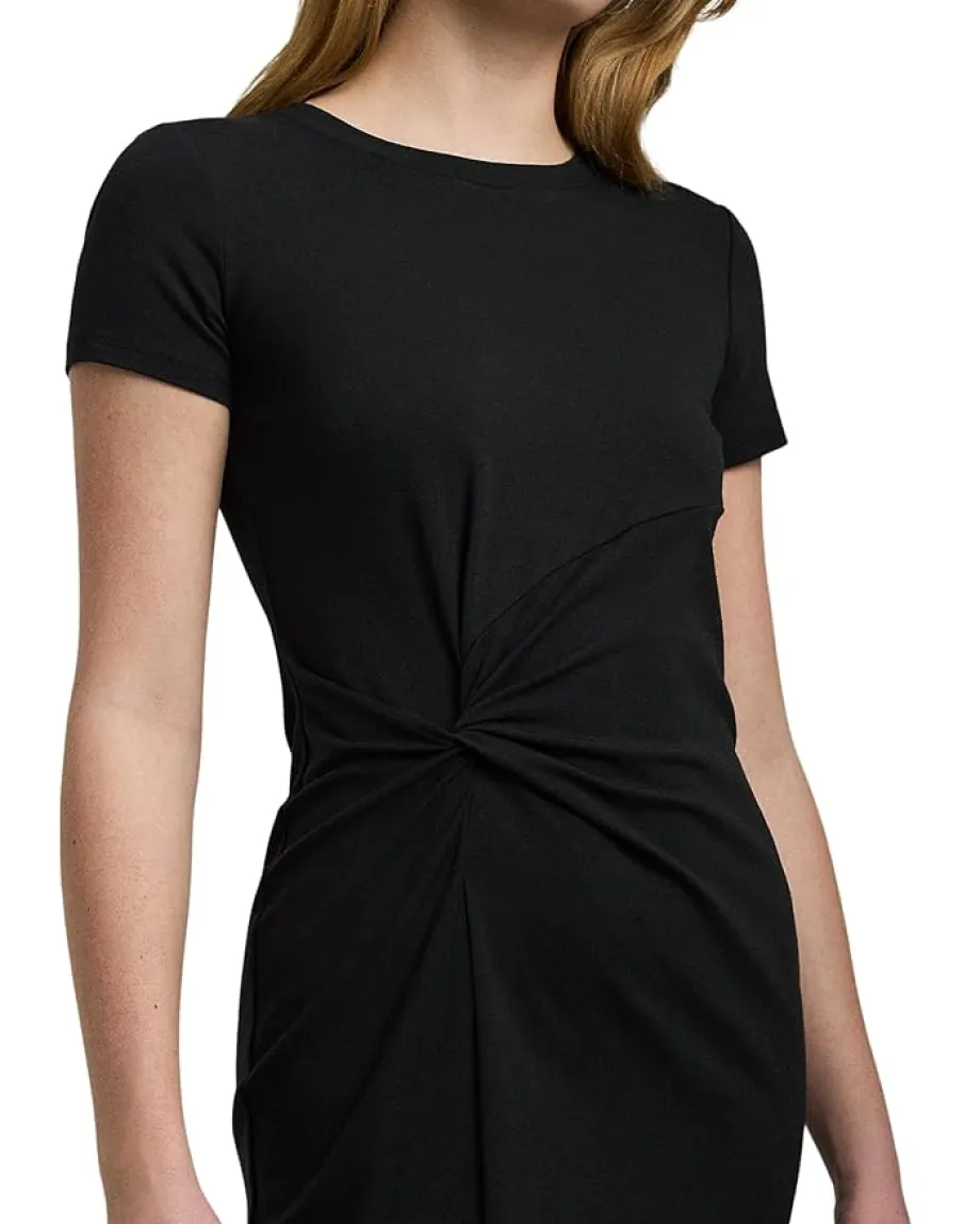 Women Lauren Ralph Lauren Jersey Twist-Front Midi Dress