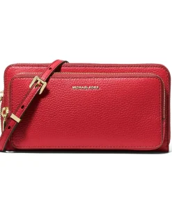 MICHAEL Michael Kors Jet Set Large Continental Xbody Crimson Discount