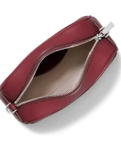 MICHAEL Michael Kors Jet Set Small Camera Xbody Oxblood Clearance
