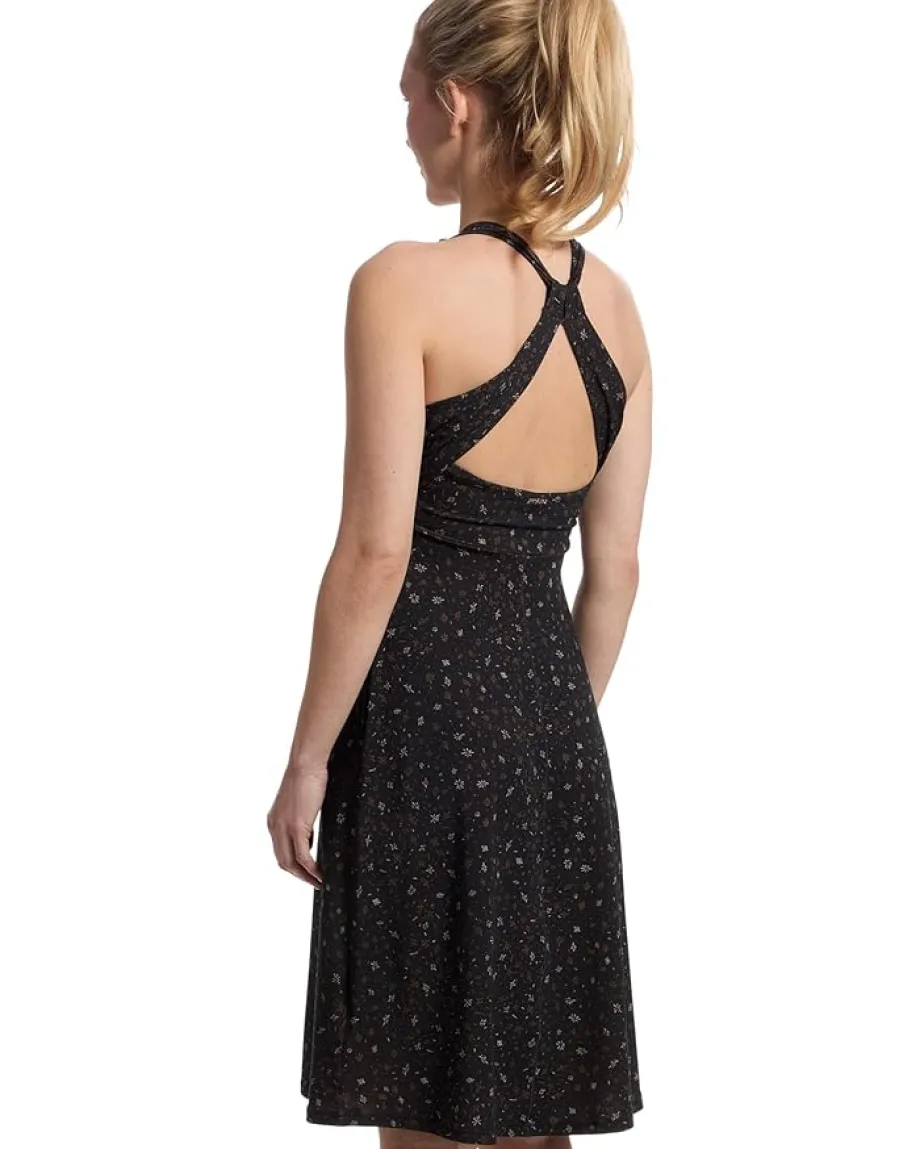 Prana Jewel Lake Summer Dress Black Springtime New