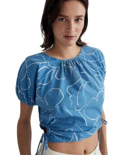 Women Madewell Jewel Top - Crinkle Poplin (H/U)