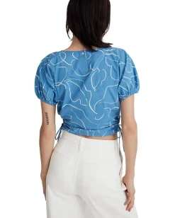 Women Madewell Jewel Top - Crinkle Poplin (H/U)