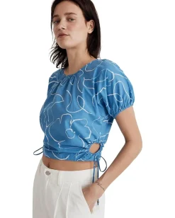 Women Madewell Jewel Top - Crinkle Poplin (H/U)