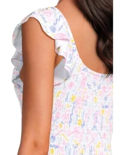 Lilly Pulitzer Jilly Smocked Dress Multi Summer Serenade Online