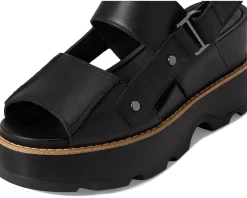 SOREL Joanie™ Iv Sandals Wedge Black/Black Best