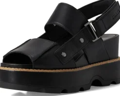 SOREL Joanie™ Iv Sandals Wedge Black/Black Best