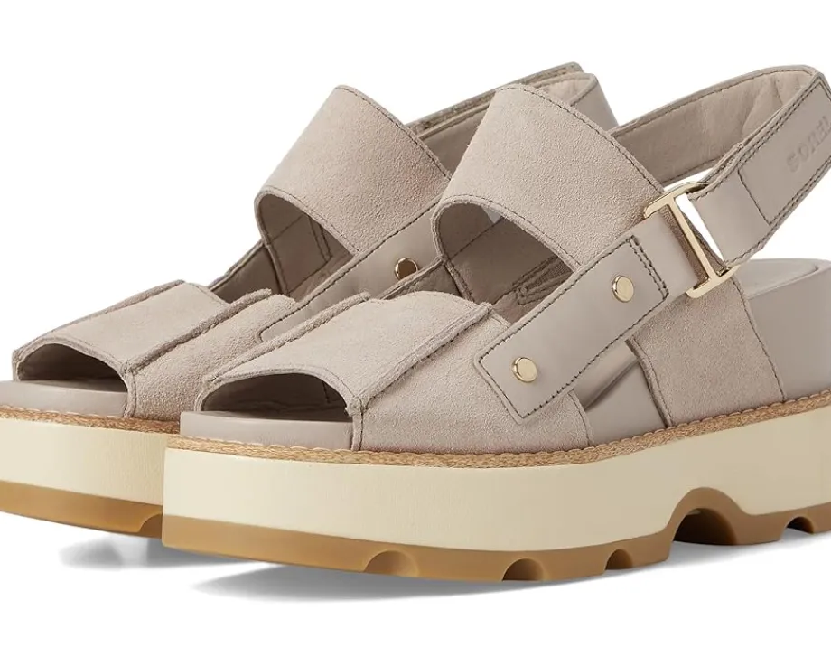 SOREL Joanie™ Iv Sandals Wedge Crushed Clay/Gum Clearance