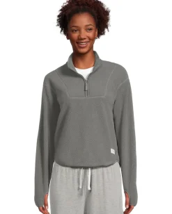 Craft Join Pile Fleece Halfzip Leaf New