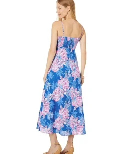 Lilly Pulitzer Jorgian Linen Midi Dress Multi For The Fans Online