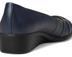 LifeStride Jorie Skimmers Lux Navy Faux Leather Sale