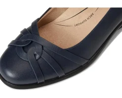 LifeStride Jorie Skimmers Lux Navy Faux Leather Sale