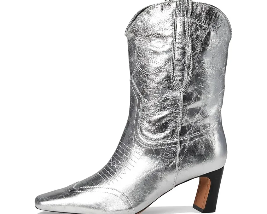 Steve Madden Josefine Silver Leather Clearance