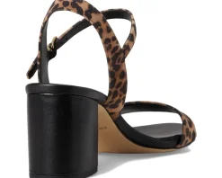 Cole Haan Josie Block Heel Sandals (65mm) Leopard Print Suede Hot