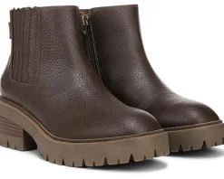 Blowfish Malibu Joy Booties Dark Brown Faux Leather Online