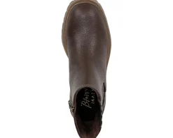 Blowfish Malibu Joy Booties Dark Brown Faux Leather Online