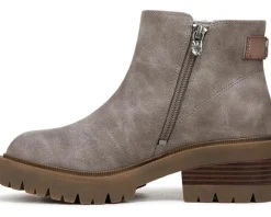 Blowfish Malibu Joy Booties Grey Faux Nubuck Clearance