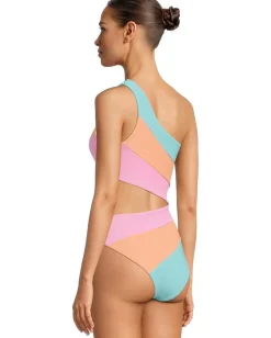 Beach Riot Joyce One-Piece Crush Color-Block Clearance