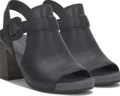 Lucky Brand Juliane Cutout Heeled Sandal Black Hot