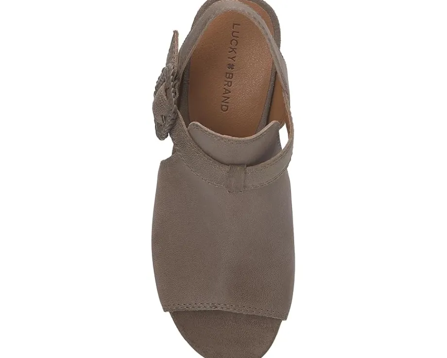 Women Lucky Brand Juliane Cutout Heeled Sandal