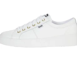 Keds Jump Kick Duo Lace Up White/Gold Best