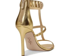 Women Jessica Simpson Juniya Studded Heeled Sandals