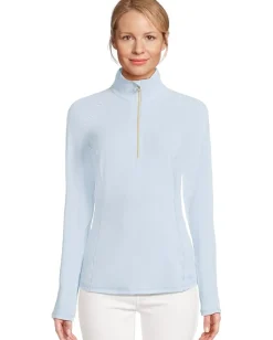 Lilly Pulitzer Justine Half Zip Upf 50+ Bluette Clearance
