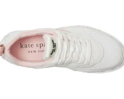 Kate Spade New York K As In Kate Lace Up Sneakers True White/Pastry Pink Best