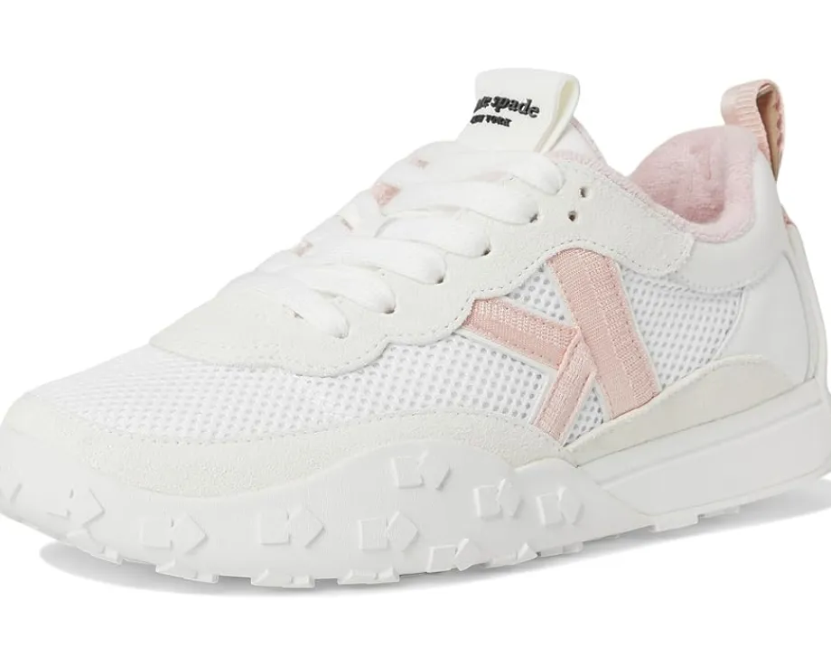 Kate Spade New York K As In Kate Lace Up Sneakers True White/Pastry Pink Best