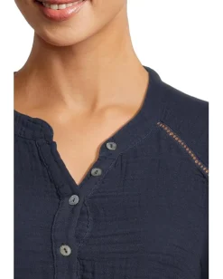 Michael Stars Kacey Peasant Top Nocturnal Best