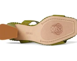 Women Vince Camuto Kaden Stitched Block Heel Mule Sandals