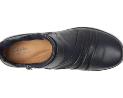 Clarks Kaetlyn Sara Navy Leather Sale