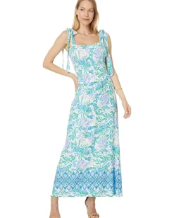 Women Lilly Pulitzer Kailua Smocked Maxi Dress